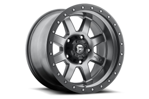 Fuel Offroad Trophy D552 Series Wheel, 17x8.5 6x5.5 - Matte Gun Metal w/ Black Bead Ring - Bronco 2021+