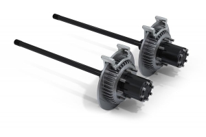 Teraflex Rear CRD60 8-Lug Full Float Conversion Kit w/ Slotted Big Rotors - 3in OD - JK Sport/Sahara