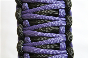Bartact Paracord Rear Grab Handles Black/Purple