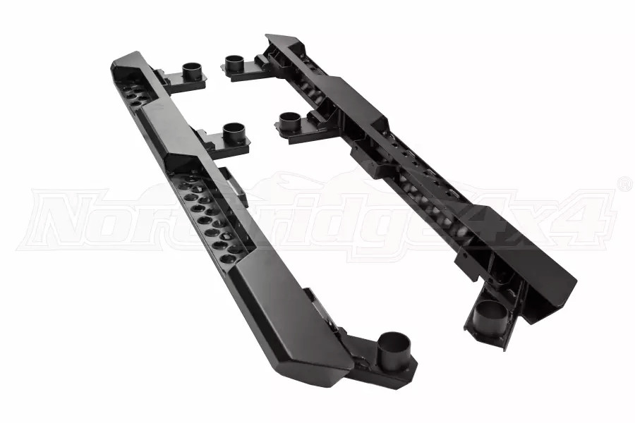 LOD Destroyer Rock Sliders, Powder Coated Black - JK 4DR