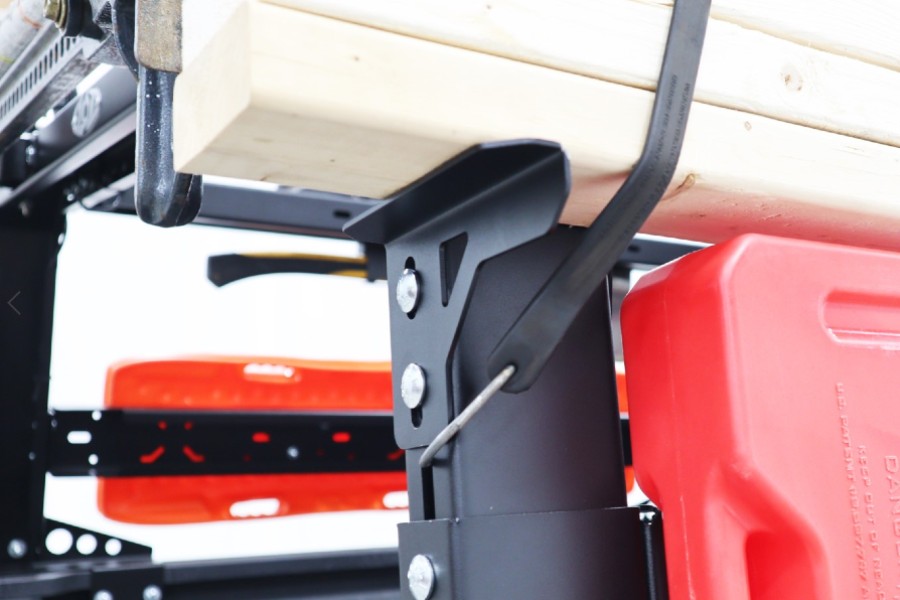 LOD Black Ops Bed Rack Load Bar Tie Downs - Black  - JT