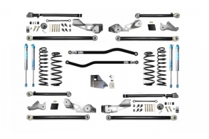 EVO Manufacturing 4.5in High Clearance PLUS Long Arm Lift Kit w/ King 2.0 Shocks - JL 4Dr