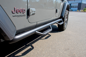 N-Fab Nerf Step Wheel to Wheel, Gloss Black - JL 4DR