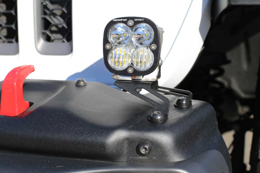Grimm Offroad Steel Bumper Side Light Mounts - JT/JL
