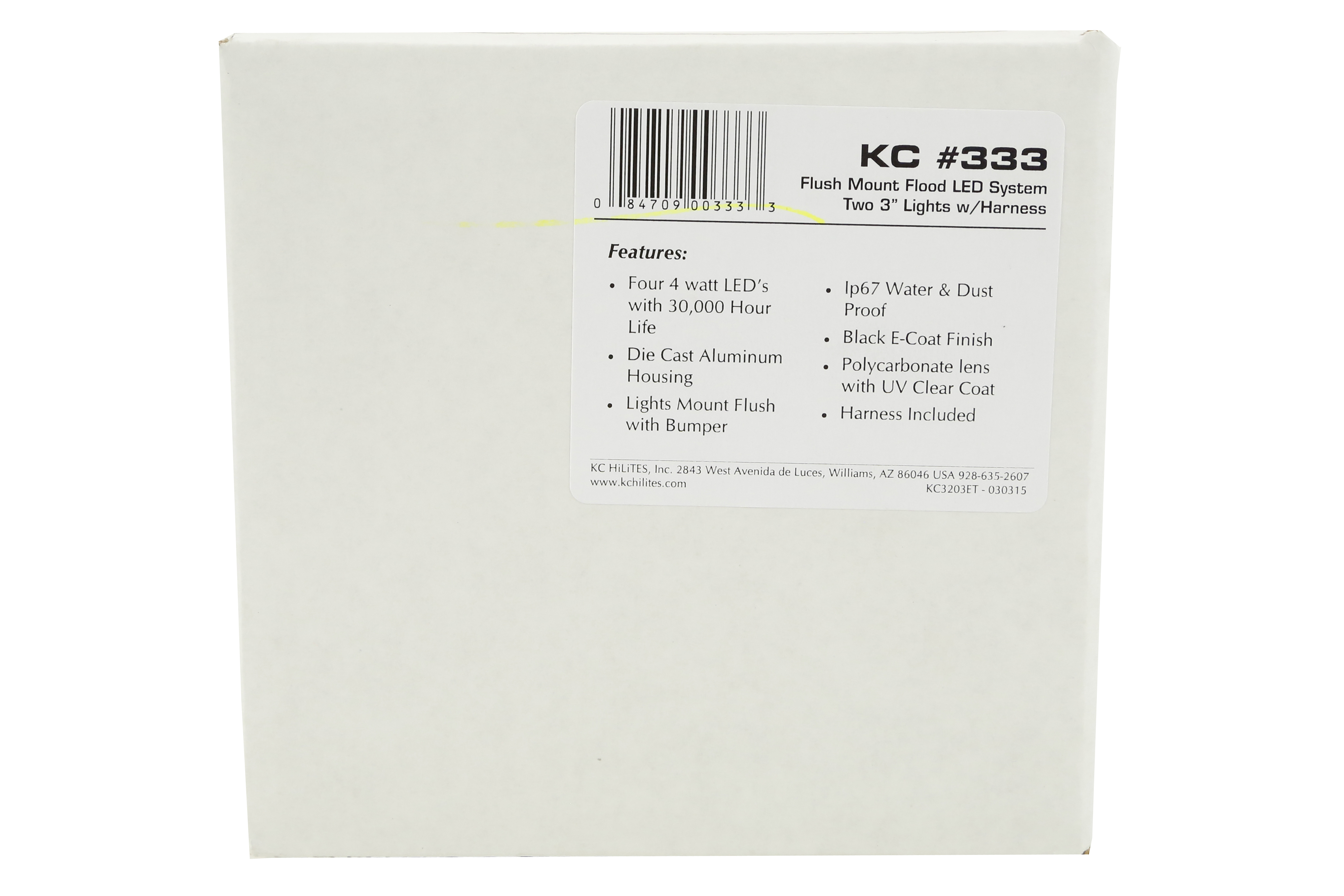 KC HiLiTES C-Series C3 Flush Mount LED