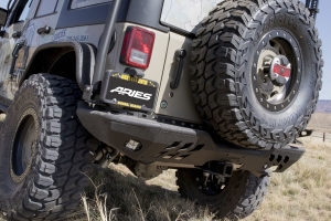 Aries Trail Chaser Rear Bumper Corners - JK