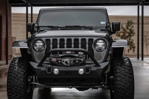 Motobilt The Hammer Series Front Bumper w/ Stinger and Skid Plate - Bare  - JT/JL
