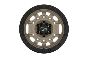 Black Rhino Avenger Beadlock Wheel, 17x8.5 5x5 - Desert Sand - JT/JL/JK