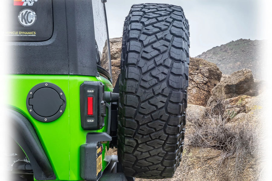 Turn Offroad Tire Carrier and Tailgate Reinforcement - JK
