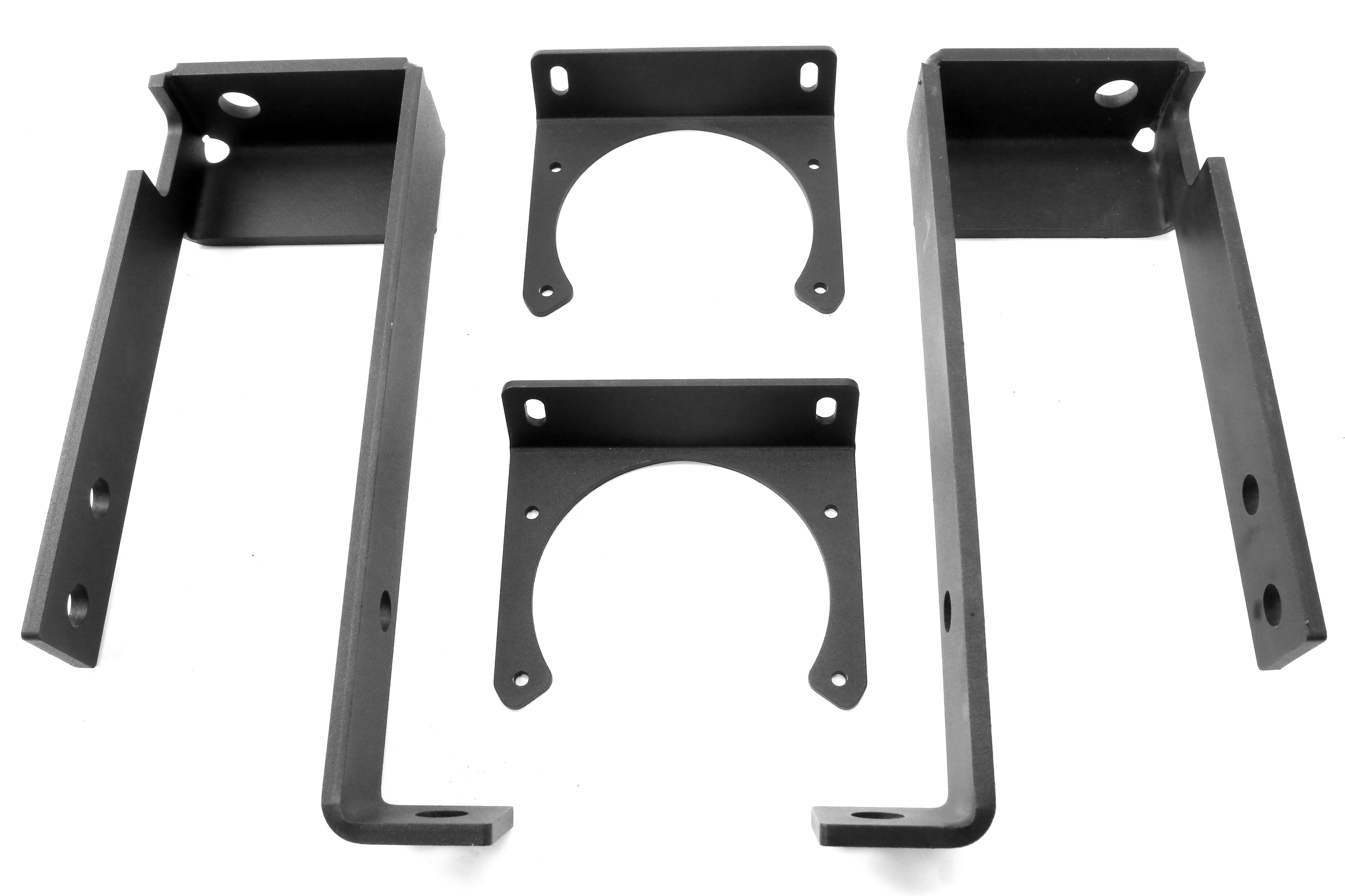MBRP Front Full Width Winch Bumper Line-X Coated - JK