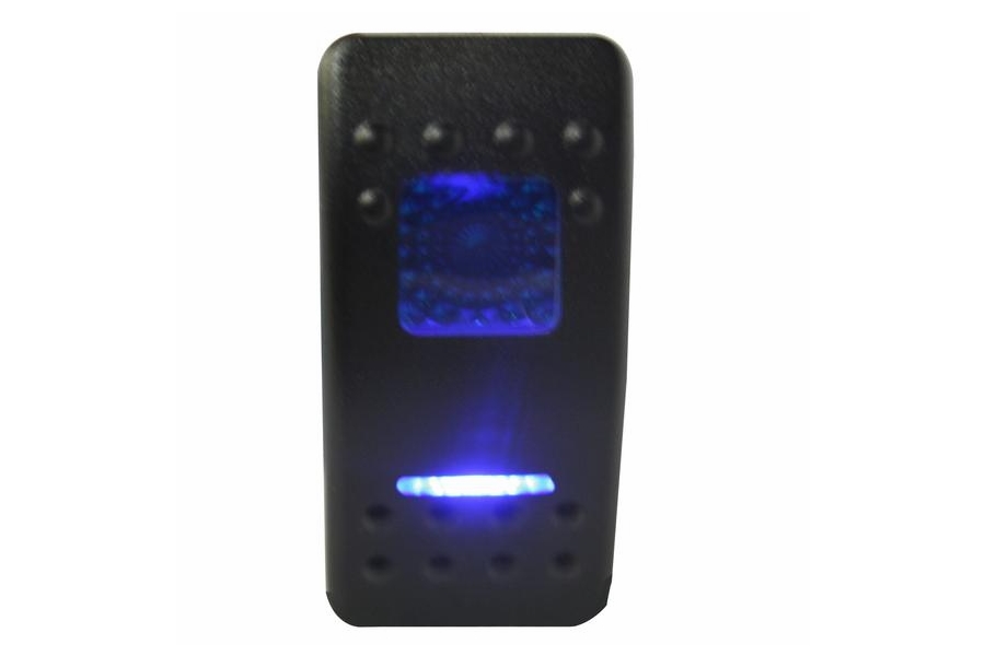Bulldog Winch Rocker Switch ON/OFF 5-Pin, Blue