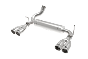 aFe Power Rebel Series 2.5in Axle-Back Exhaust System - Polished - JK 3.6L/3.8L