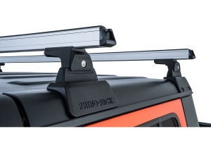 Rhino Rack Heavy Duty Silver 2 Bar Roof Rack w/ Backbone and RLT600 Legs   - JT