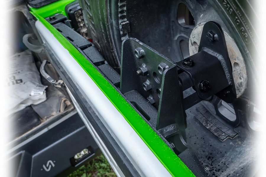 Turn Offroad Tire Carrier and Tailgate Reinforcement - JK