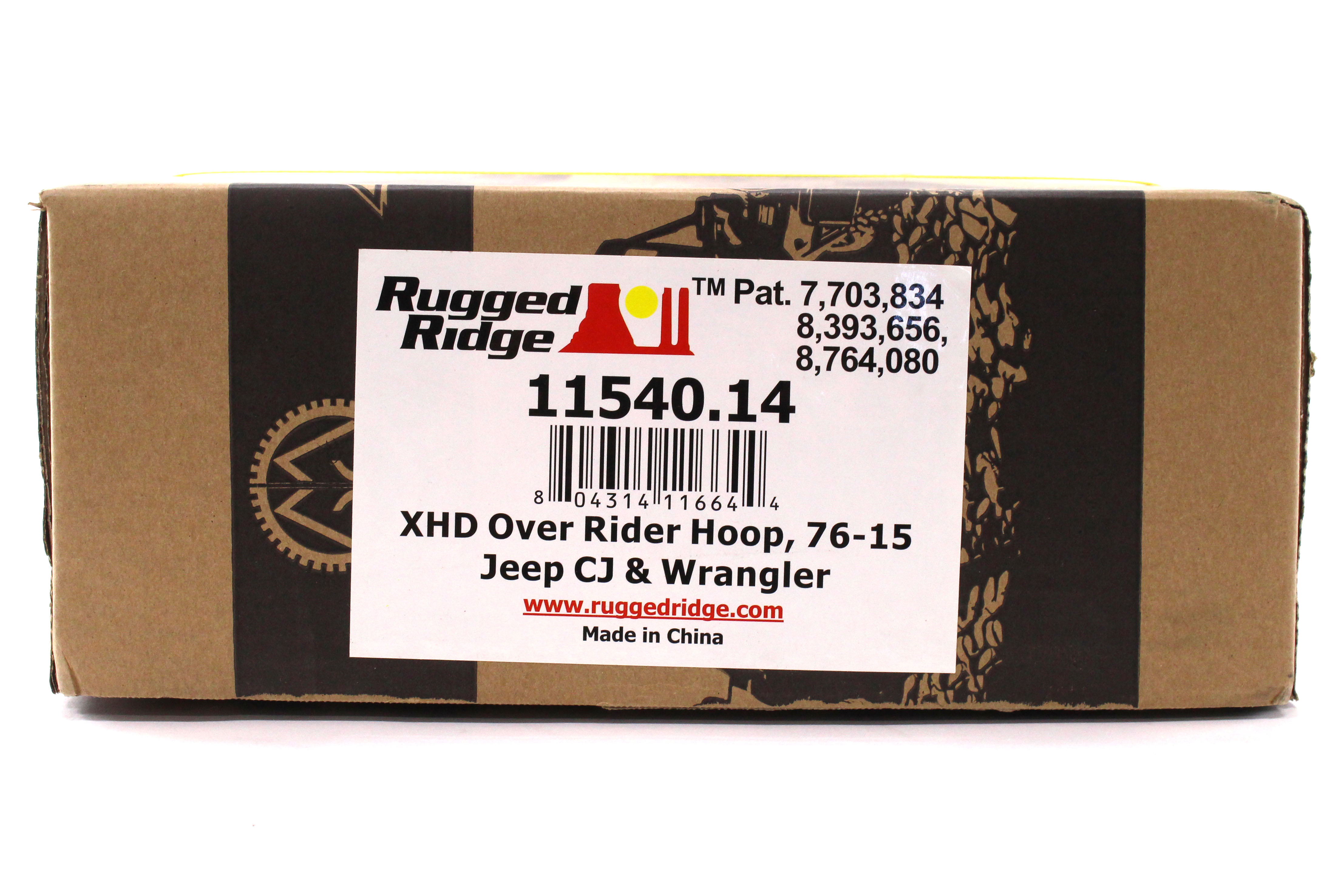 Rugged Ridge XHD Over-Rider Hoop - JK/TJ/LJ/YJ/CJ