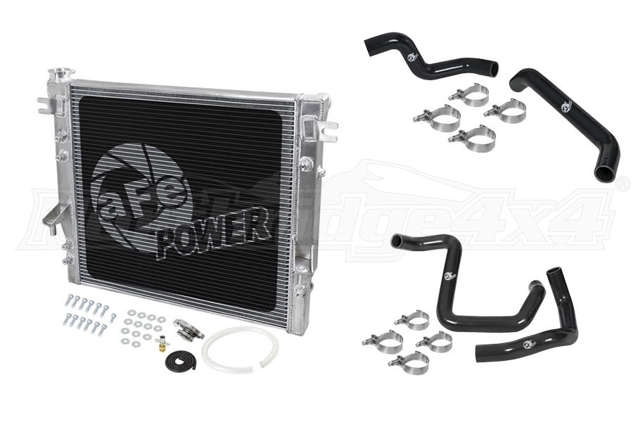 Jeep JK aFe Power Radiator and Hose Kit - Jeep Rubicon 2007-2018 | 46 ...