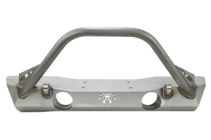 Poison Spyder Brawler Lite Front Bumper w/Brawler Bar and Shackle Tabs Bare - JK