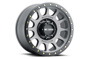 Method Race Wheels 305 NV Series Wheel 17x8.5 8x6.5 Titanium Matte Black Lip