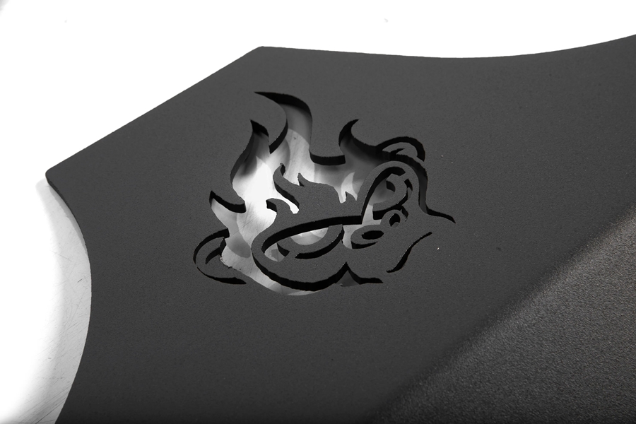 Crawltek Aluminum Rocker Body Cladding Kit - Black - JK 4Dr