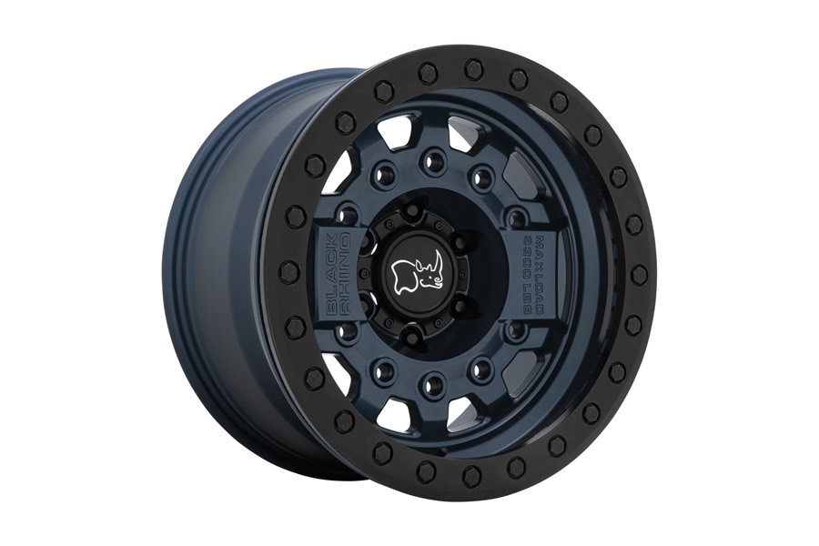 Black Rhino Avenger Beadlock Wheel, 17x8.5 5x5 - Navy Blue - JT/JL/JK