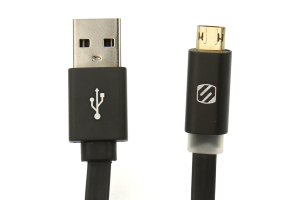 Scosche Reversible Micro USB Charge and Sync Cable - Black