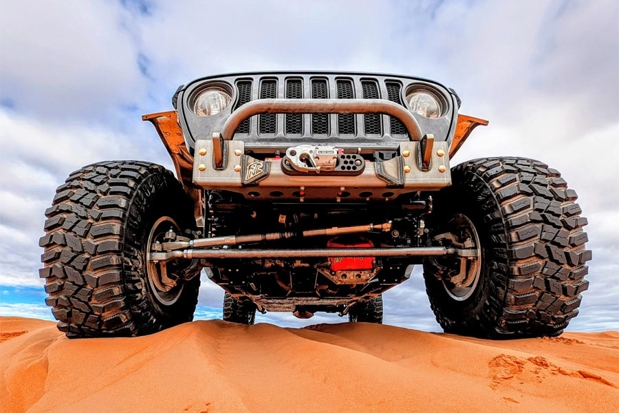 Next Venture Motorsports Ultimate Clearance 3in Frame Chop Front Bumper w/ LED Mount - JL/JT/JK