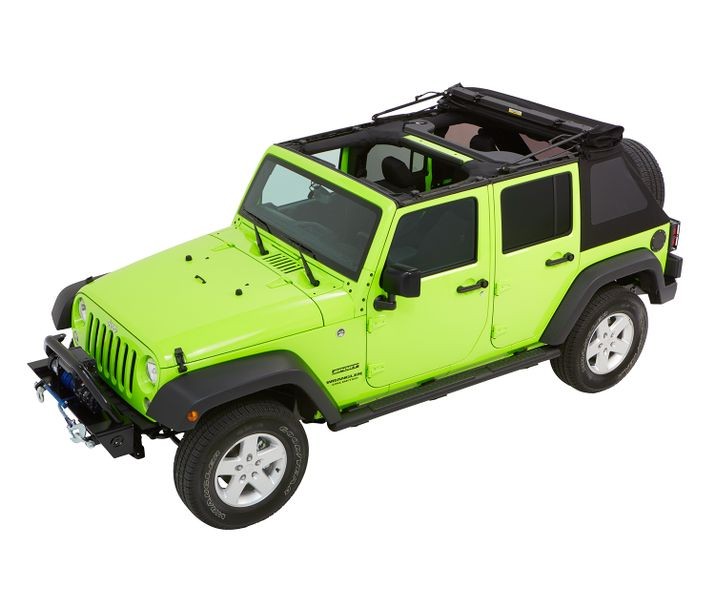 Bestop Trektop Glide Convertible Soft Top Black Diamond  - JK 4dr