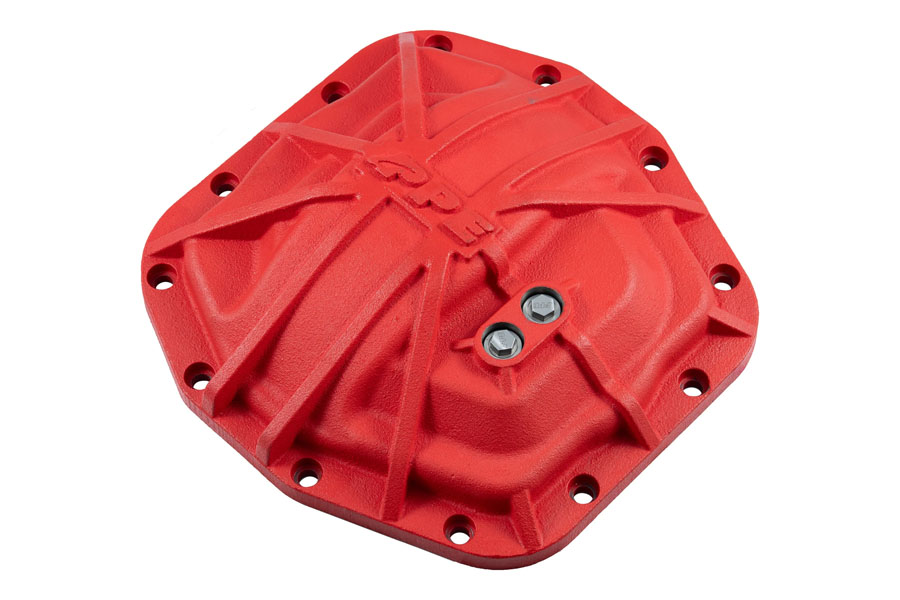 PPE Dana 44-M210 Heavy-Duty 12-Bolt Nodular Iron Front Differential Cover, Red - JL/JT