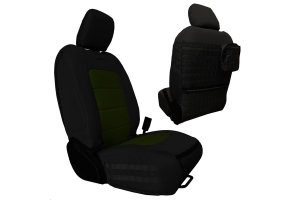 Bartact Tactical Front Seat Covers Black/Olive - JL 4dr