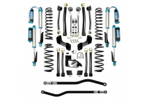 EVO Manufacturing 4.5in Enforcer Overland PLUS Stage 4 Lift Kit w/ Comp Adjuster Shocks - JL 4Dr Diesel 