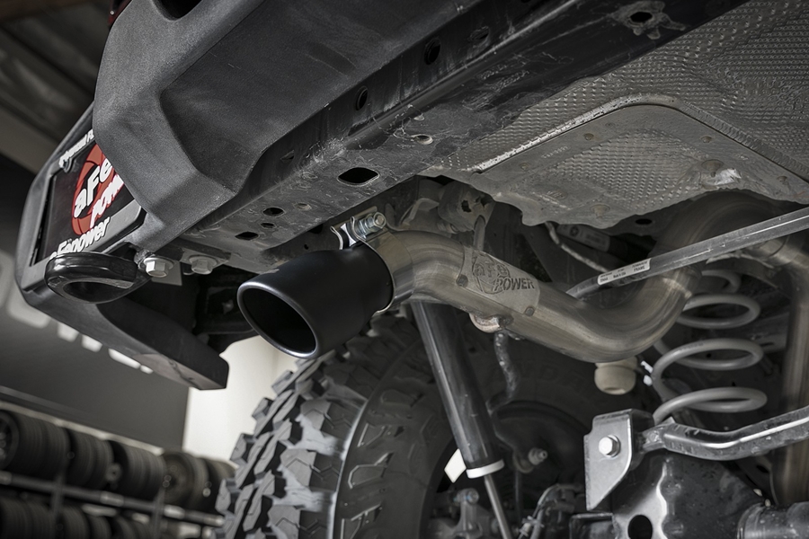 AFE Power MACH Force-XP Cat-Back Exhaust System - Black Tip - JL 3.6L