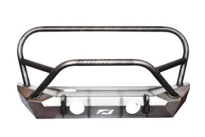 Motobilt The Hammer Series Front Bumper w/ Stinger and Grill Hoop - Bare Steel  - JK 