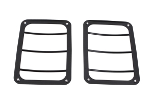 Kentrol Taillight Guard Set - Powdercoat Black  - JK 