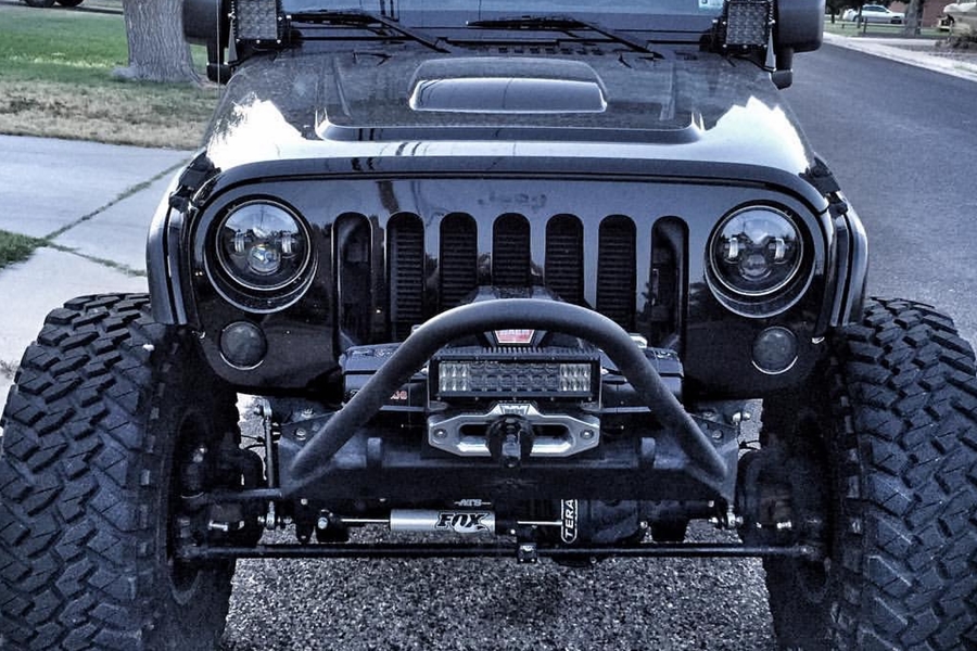 RECON Round Front Turn Signal – Smoke Lens  - JK