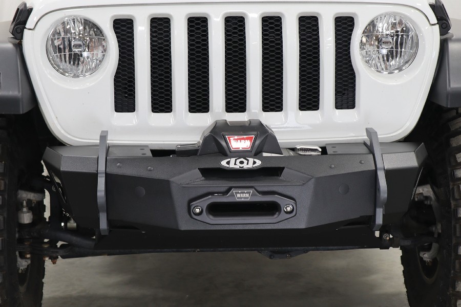 LOD Black Ops Stubby Winch Front Bumper - Black  - JT/JL/JK