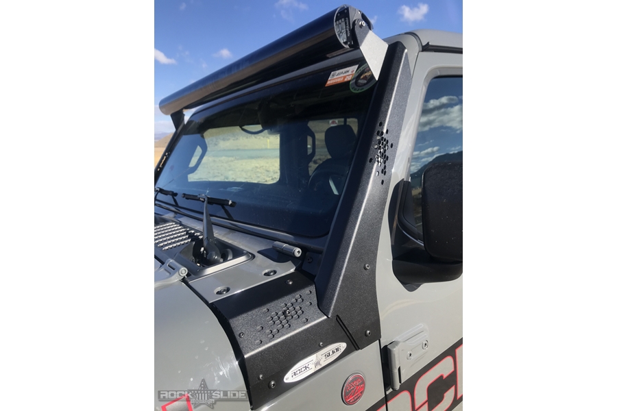 Rock Slide Engineering Upper and Lower LED Light Bracket Kit  - JT/JL