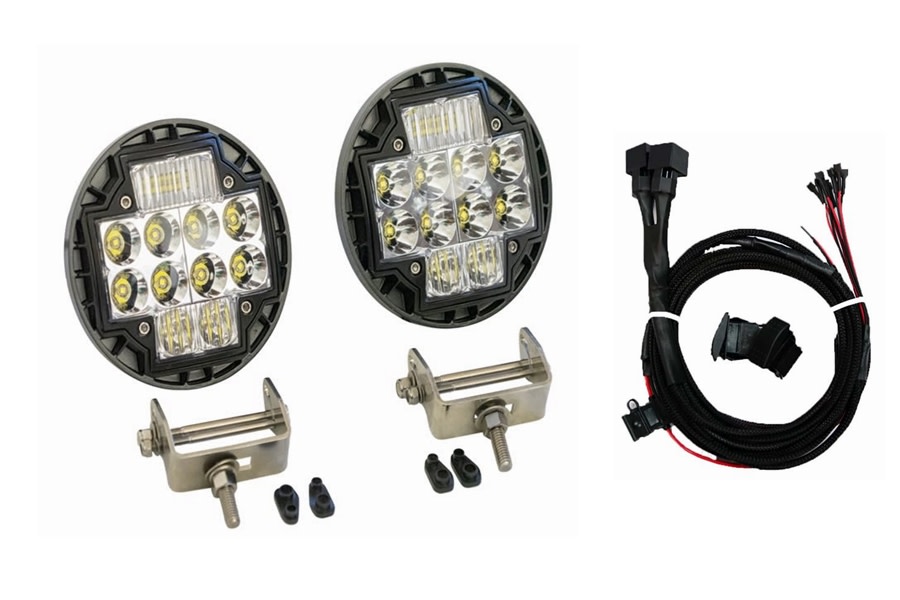 Nacho Offroad Technology TM5 LED Light Set w/Wire Harness Package