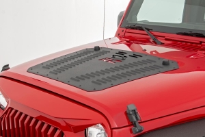 Rough Country Hood Louver - Black - JK
