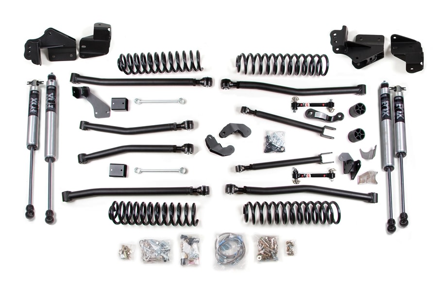 BDS Suspension 4in Long Arm Lift Kit w/ FOX 2.0 Shocks and Disconnects - JK 2Dr 