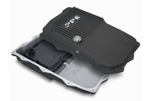 PPE HD Cast Aluminum Shallow Transmission Pan - Black  - JT/JL