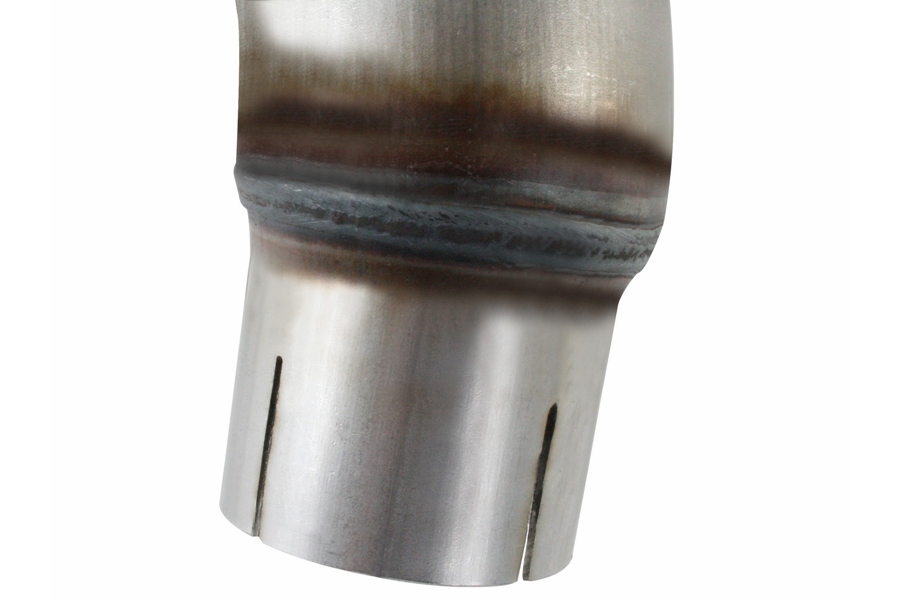 aFe POWER Twisted Steel Loop Delete Down-Pipe 2.5in Exhaust System - 2012+ JK