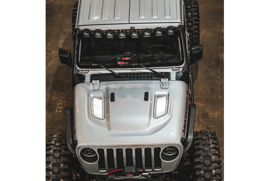 Motobilt Hood Vent Kit - Bare - JT/JL Rubicon