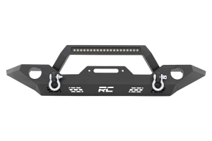 Rough Country Front Full Width LED Winch Bumper  - JT/JL/JK