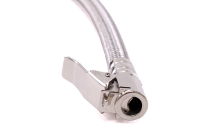 Arb tire inflator with gauge top