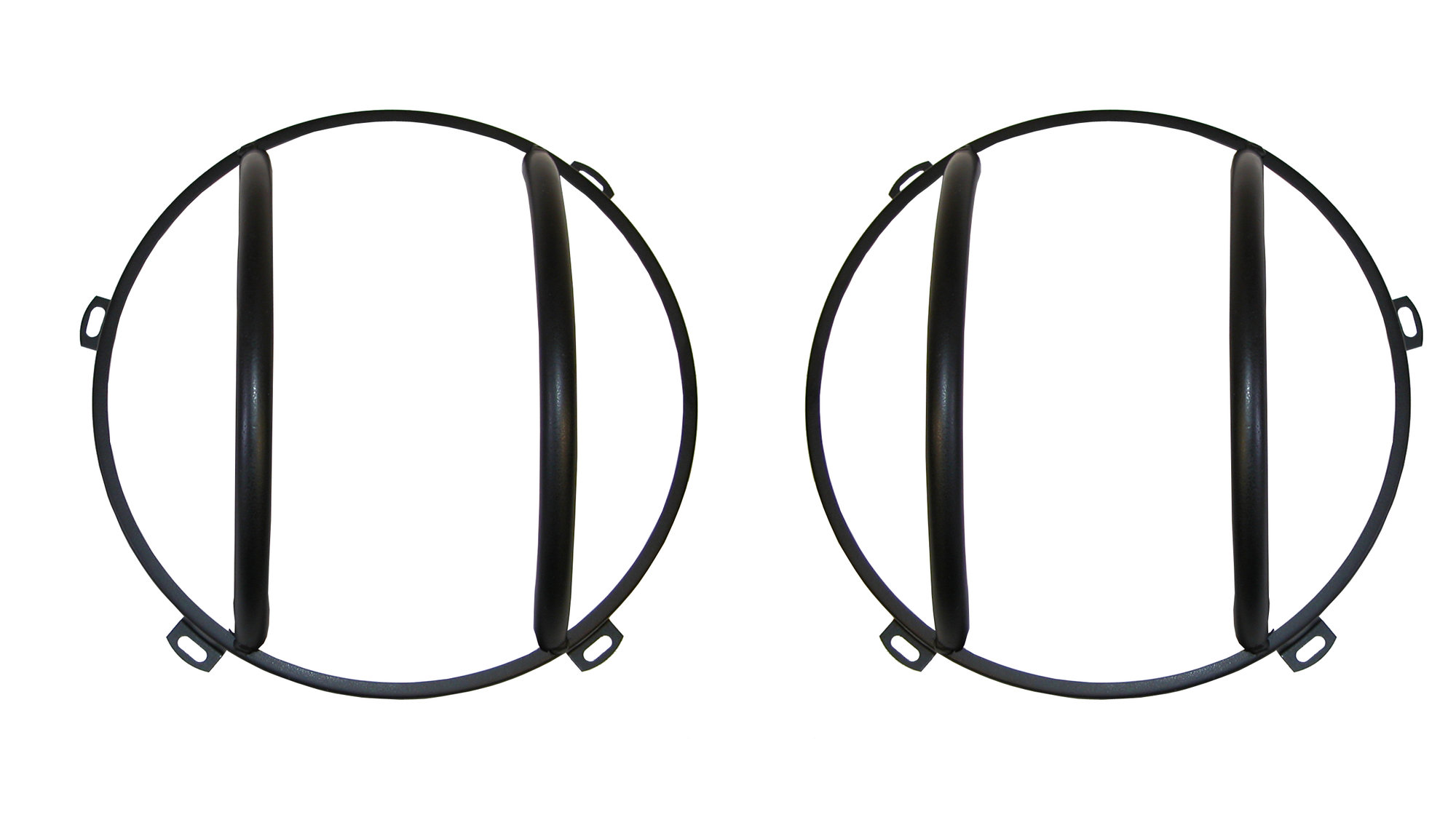 Rugged Ridge Headlight Euro Guards, Black 