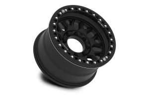 Baja Built Lite Brite OUTLAW Cast Beadlock Wheel, 17x9 8x6.5 -38mm Offset - Black - JT/JL/JK