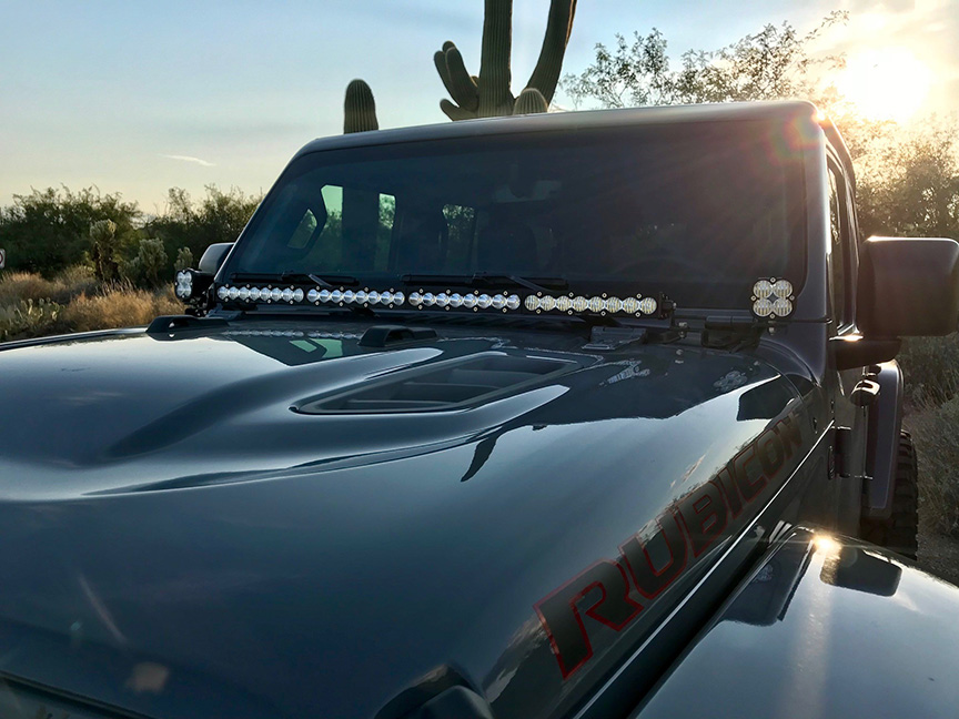 Baja Designs Squadron Series 40in S8 Driving/Combo Cowl Mount - JL Sport