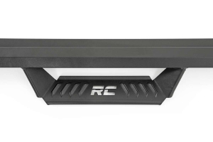 Rough Country Cab-Length AL2 Drop Steps - Black - JT