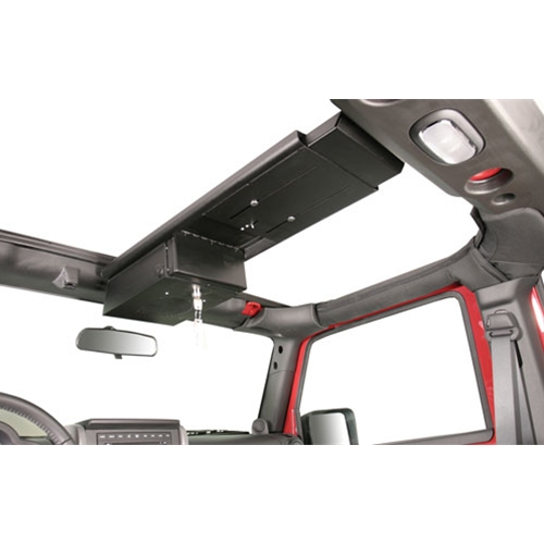 Tuffy Security Single Compartment Overhead Console Black - JK