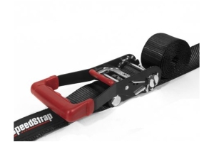 PRP SpeedStrap 2in x 10ft Ratchet Tie Down w/ Twisted Snap Hooks and Axle Strap